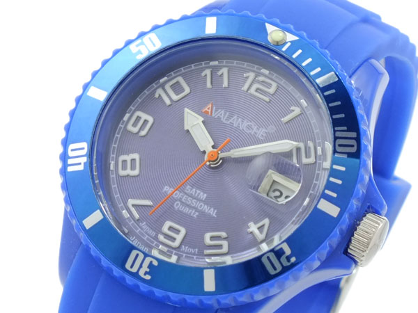 アバランチ AVALANCHE クオーツ 腕時計 AV-100S-BU-40 ブルー ブルー