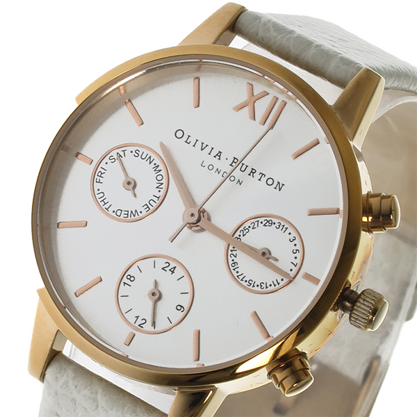 オリビアバートン OLIVIA BURTON クオーツ レディース 腕時計 OB15CGM56 ホワイト ホワイト
