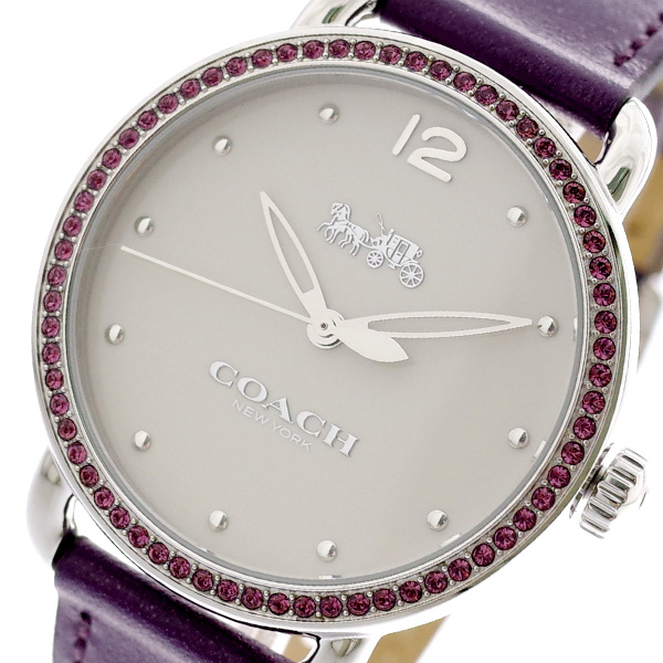 purple coach watch