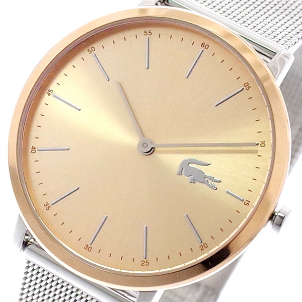 クリアランス卸し売り ラコステ Lacoste 腕時計 レディース Montre Moon クォーツ ピンクゴールド シルバー ピンクゴールド 通販モノタロウ Www Brattleborocountryclub Com