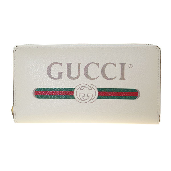 グッチ Gucci 長財布 ウォレット メンズ レディース 0gcat 80 Bianco ビアンコ ホワイト