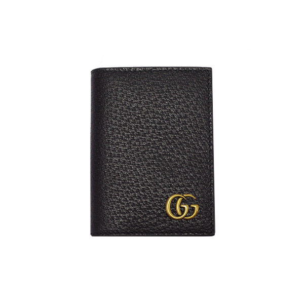 グッチ Gucci 名刺入れ カードケース メンズ Djt 1000 Ggマーモント ブラック Black